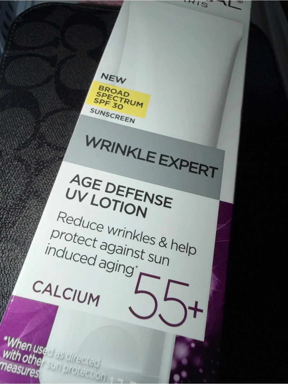 L'Oréal Paris Wrinkle Expert 55+ Age Defense UV Lotion SPF 30 NIB